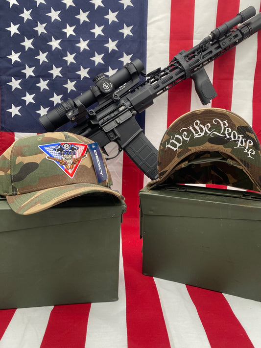 DECKY MID-PRO M81 CAMO (NON-TRUCKER) with SKULL PATCH HAT