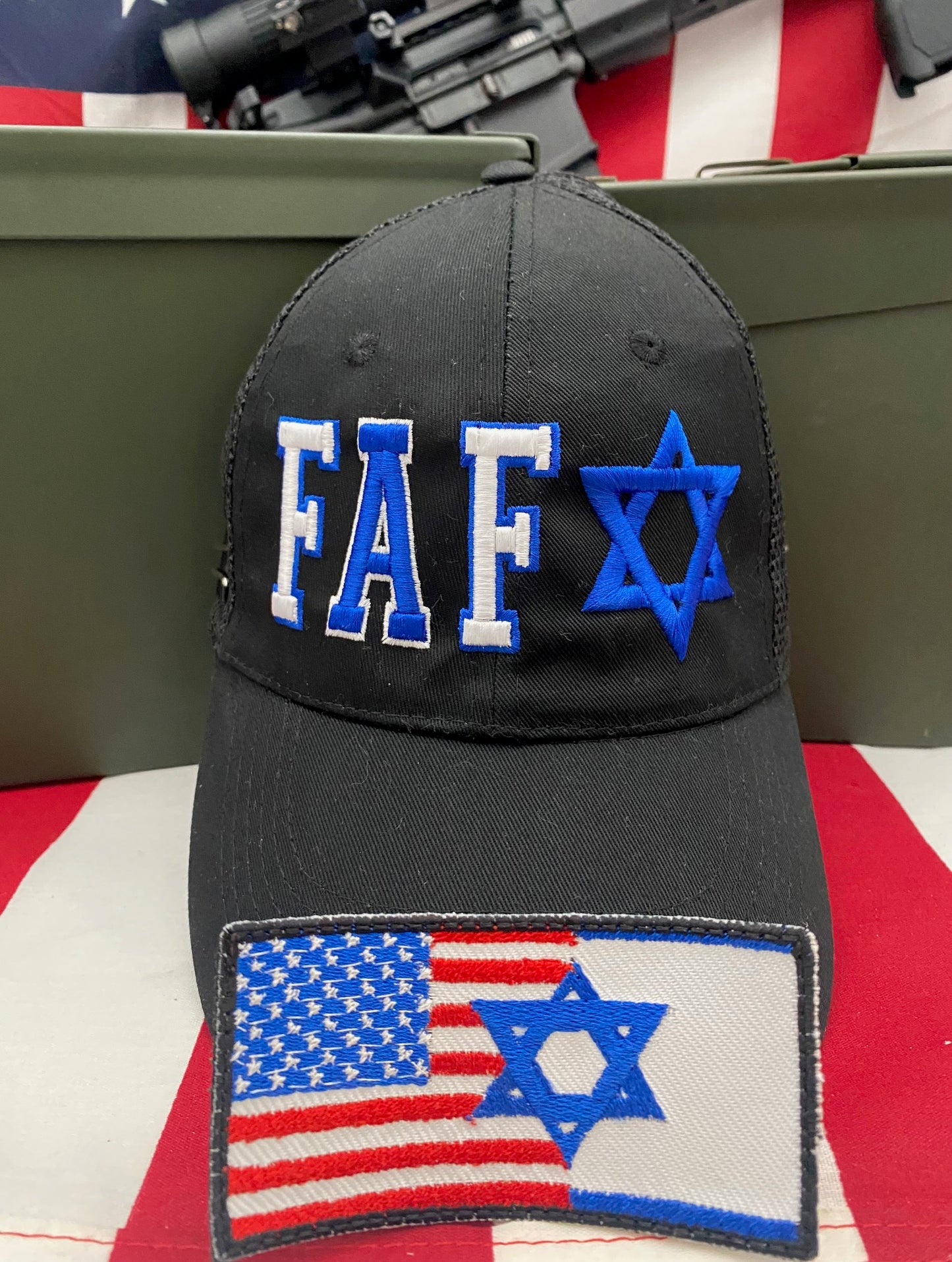 FAFO Israels Support Hat and Hook and Loop Patch