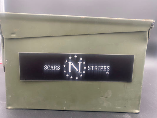 Scars N Stripes Sticker